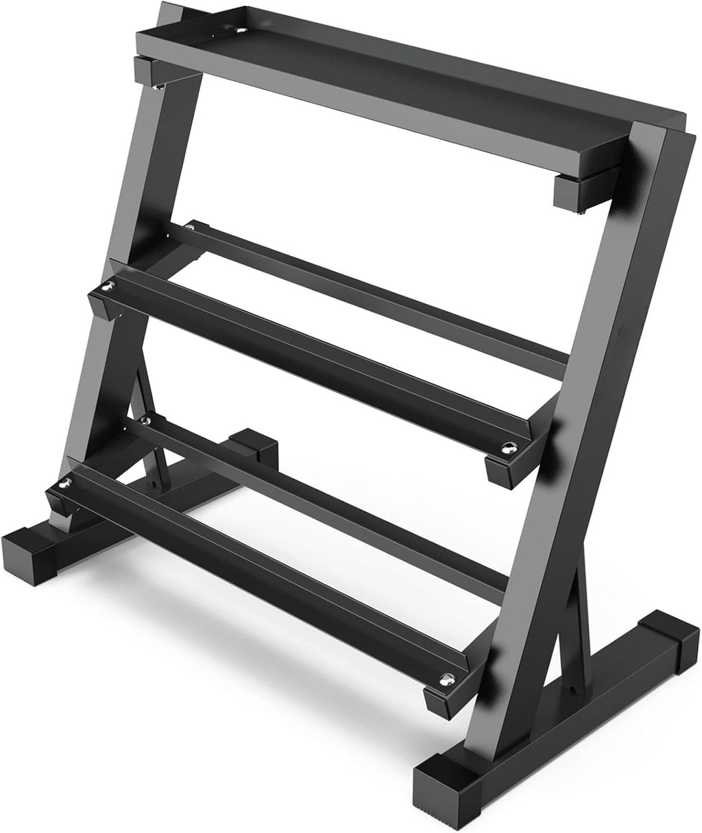 Three Tier Heavy Dumbbell Storage Rack
