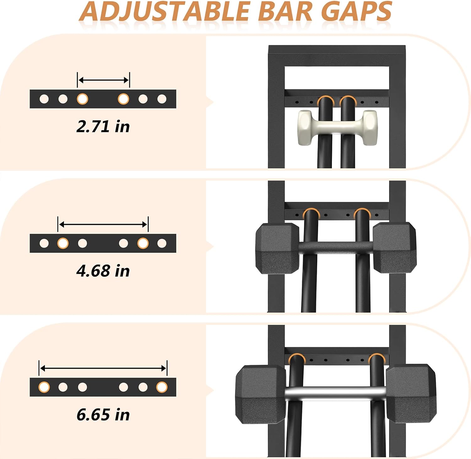 Adjustable Three Tier Weight Storage Rack