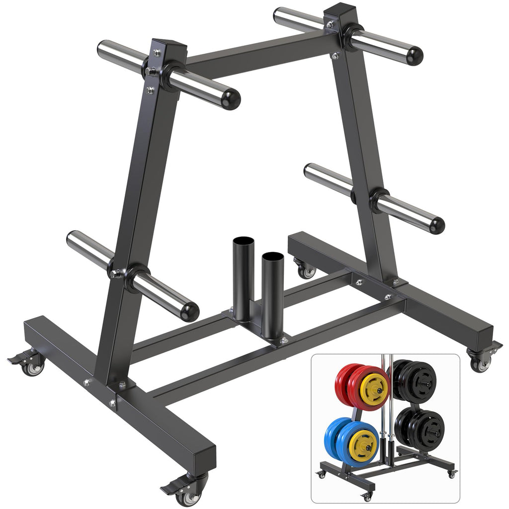Heavy Olympic Plate Tree Storage Rack