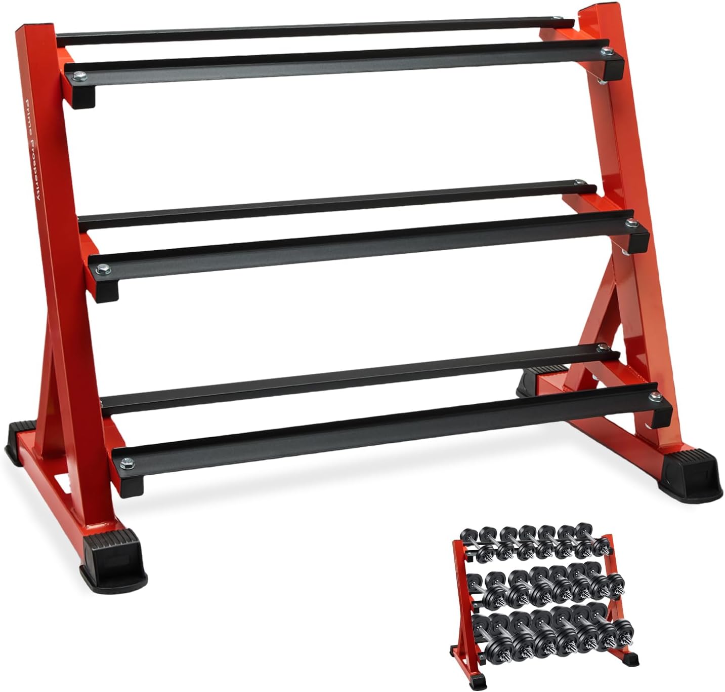 Heavy Three Tier Dumbbell Storage Rack