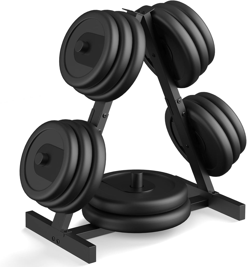 Heavy Home Gym Weight Plate Storage Rack