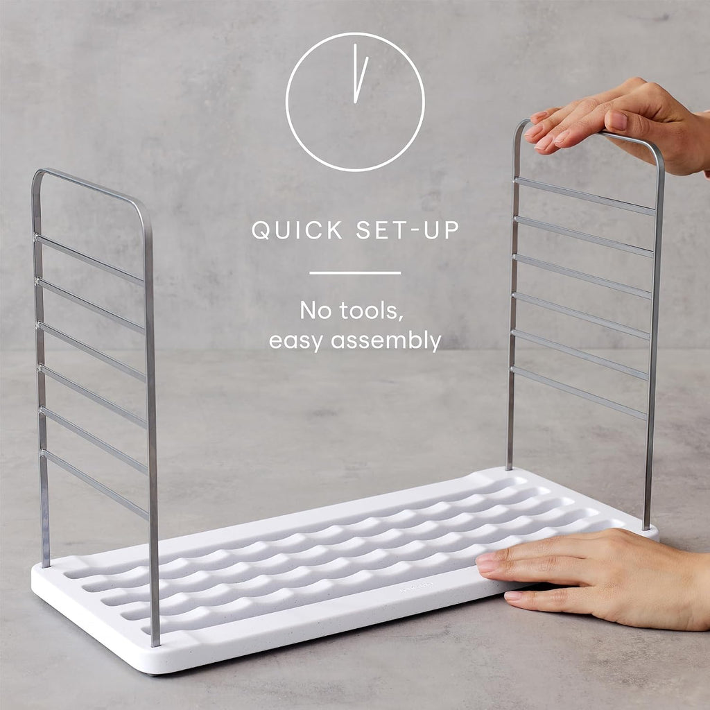 Adjustable Water Bottle Storage Rack