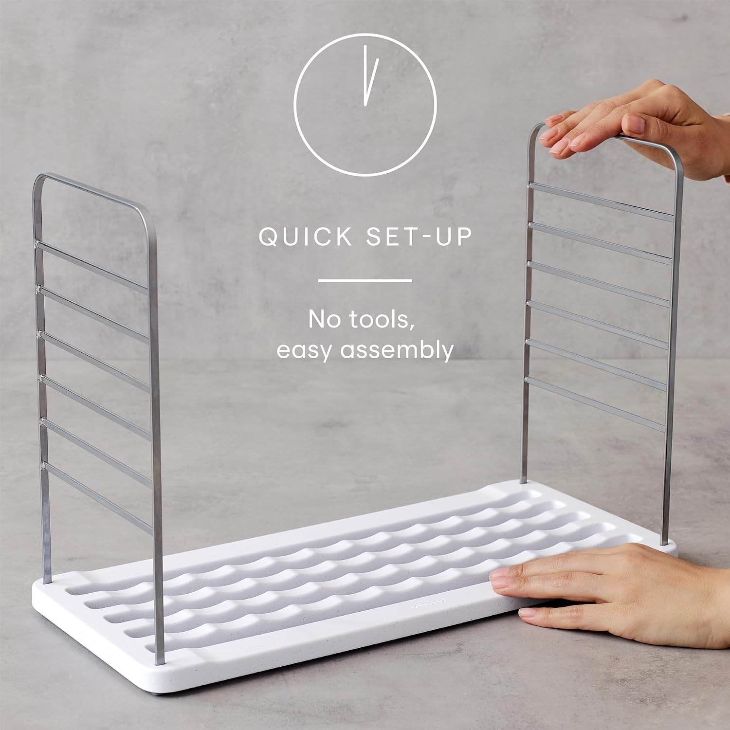 Adjustable Water Bottle Storage Rack
