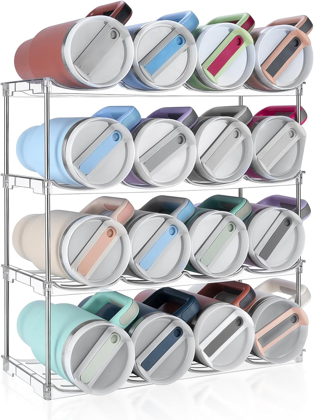 4-Tier Stackable Cup Organizer