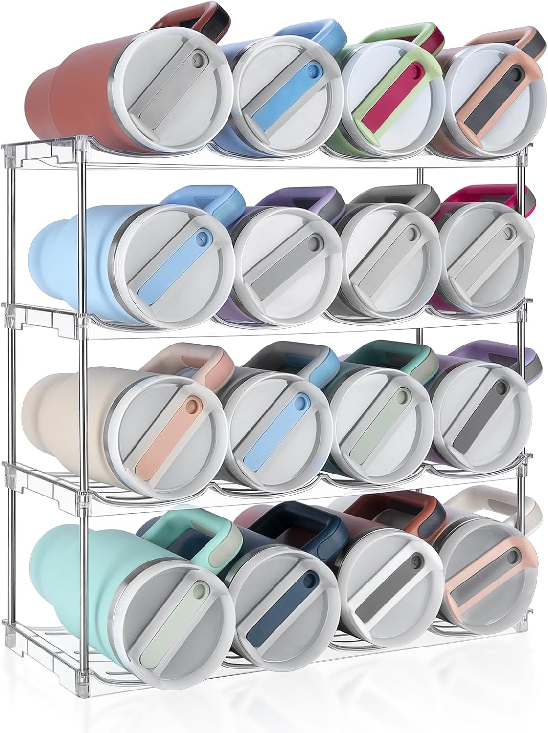4-Tier Stackable Cup Organizer