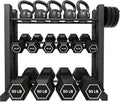 Three Tier Compact Dumbbell Storage Rack