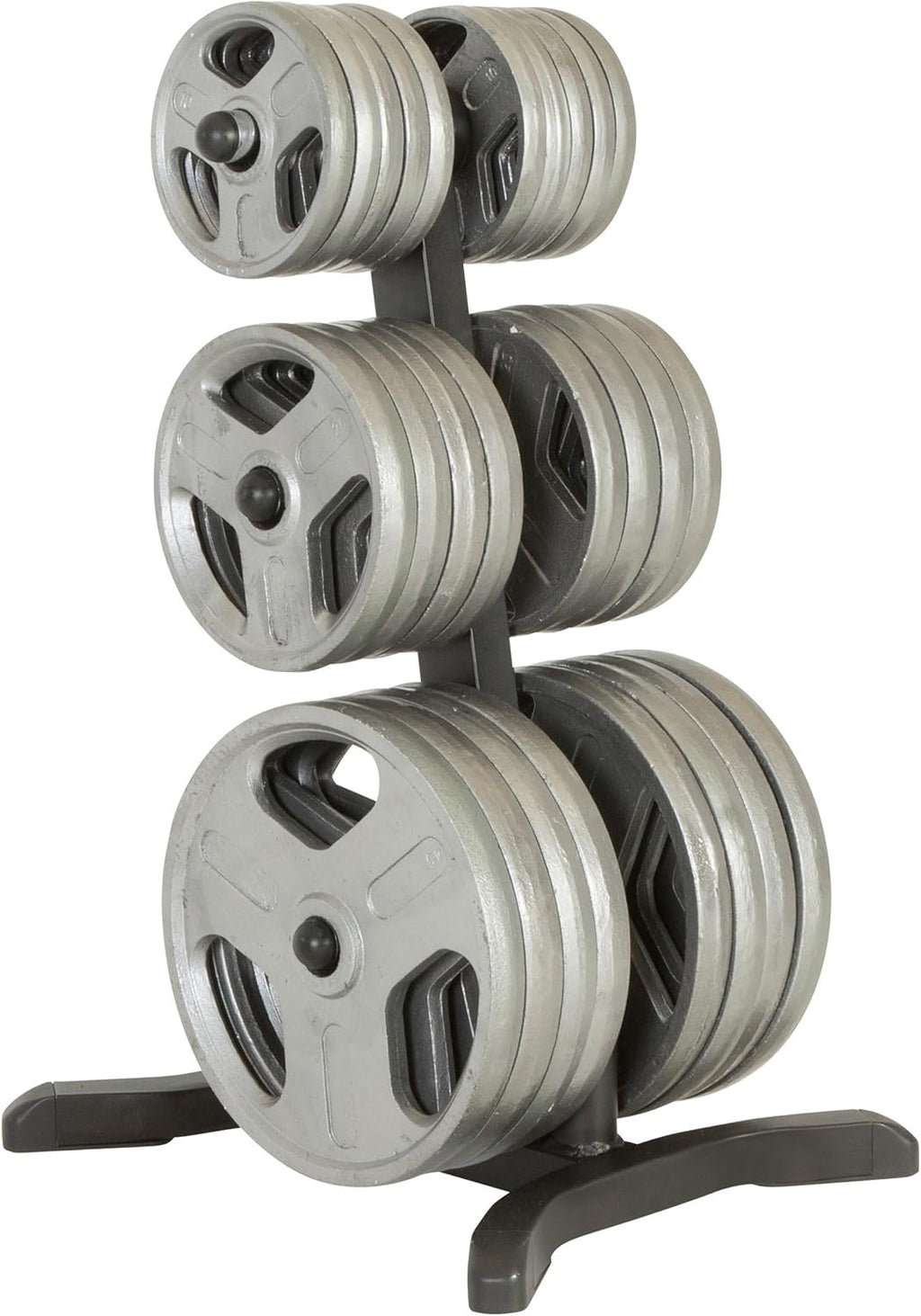 Heavy Chrome Olympic Plate Barbell Rack