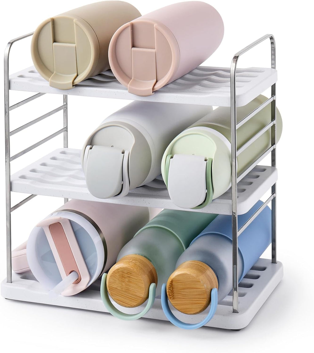 Adjustable Bottle Storage Cabinet Rack