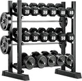 Adjustable 3-Tier Multi Weight Storage Rack