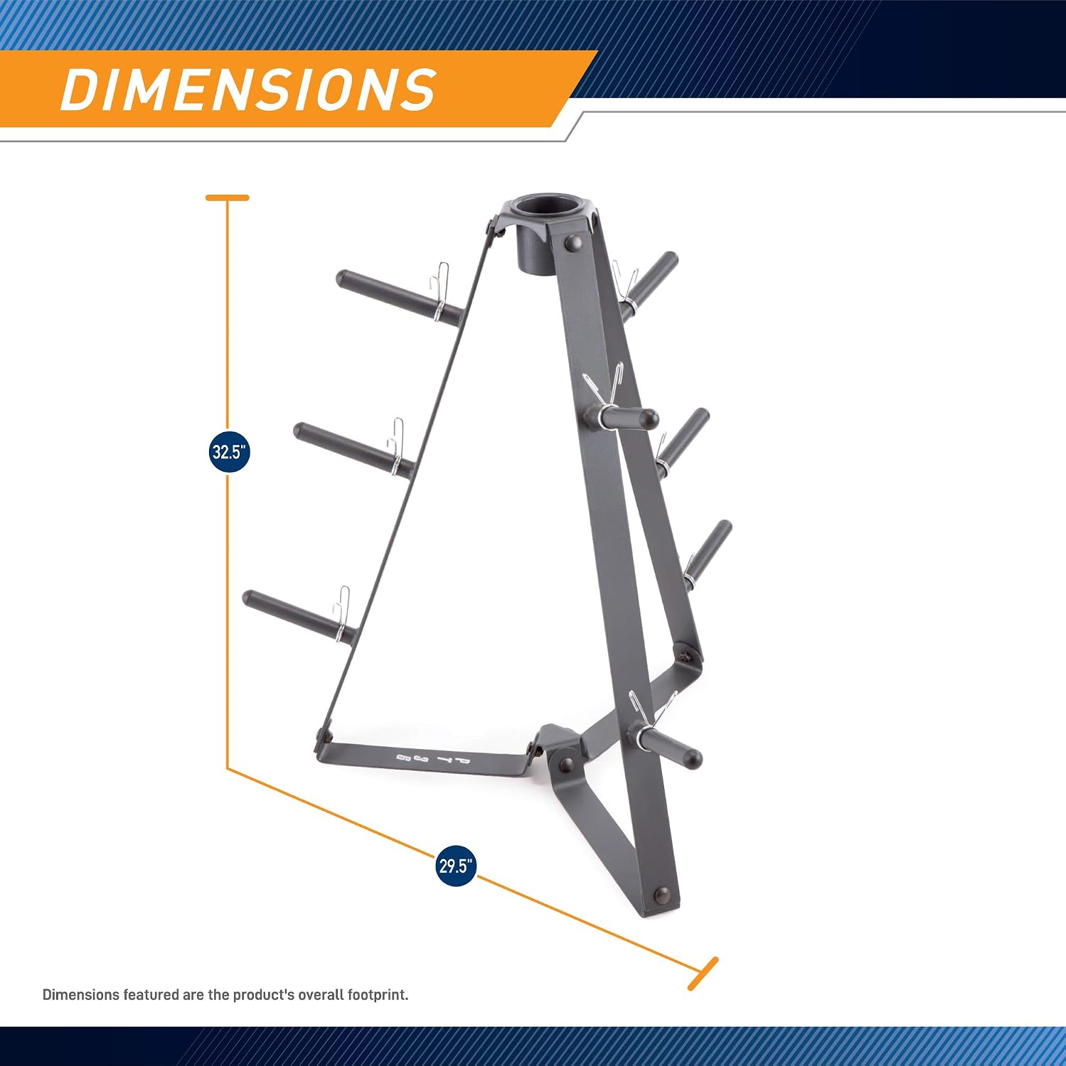 Standard Weight Plate Gym Storage Rack