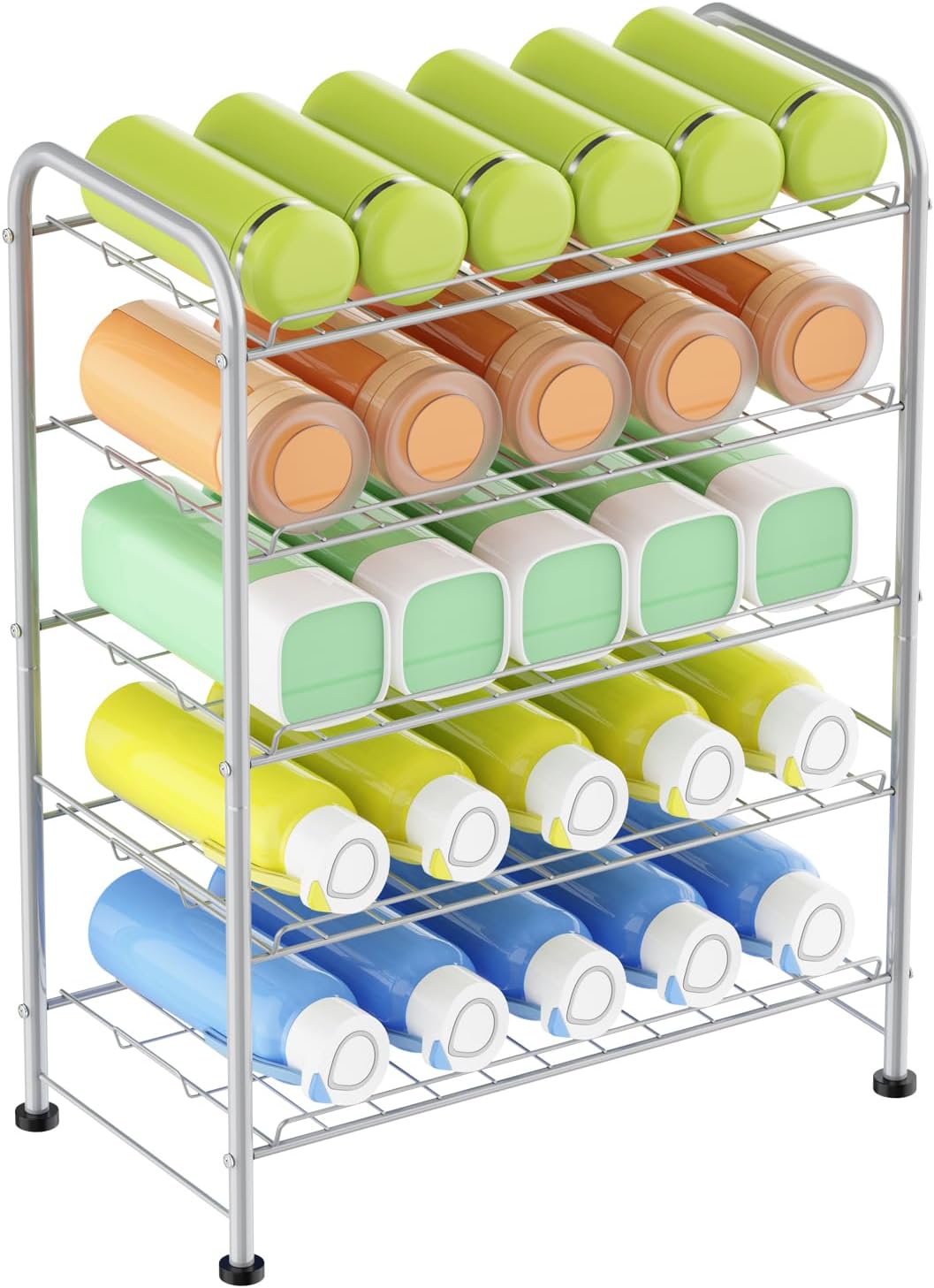 5-Tier Freestanding Bottle Rack