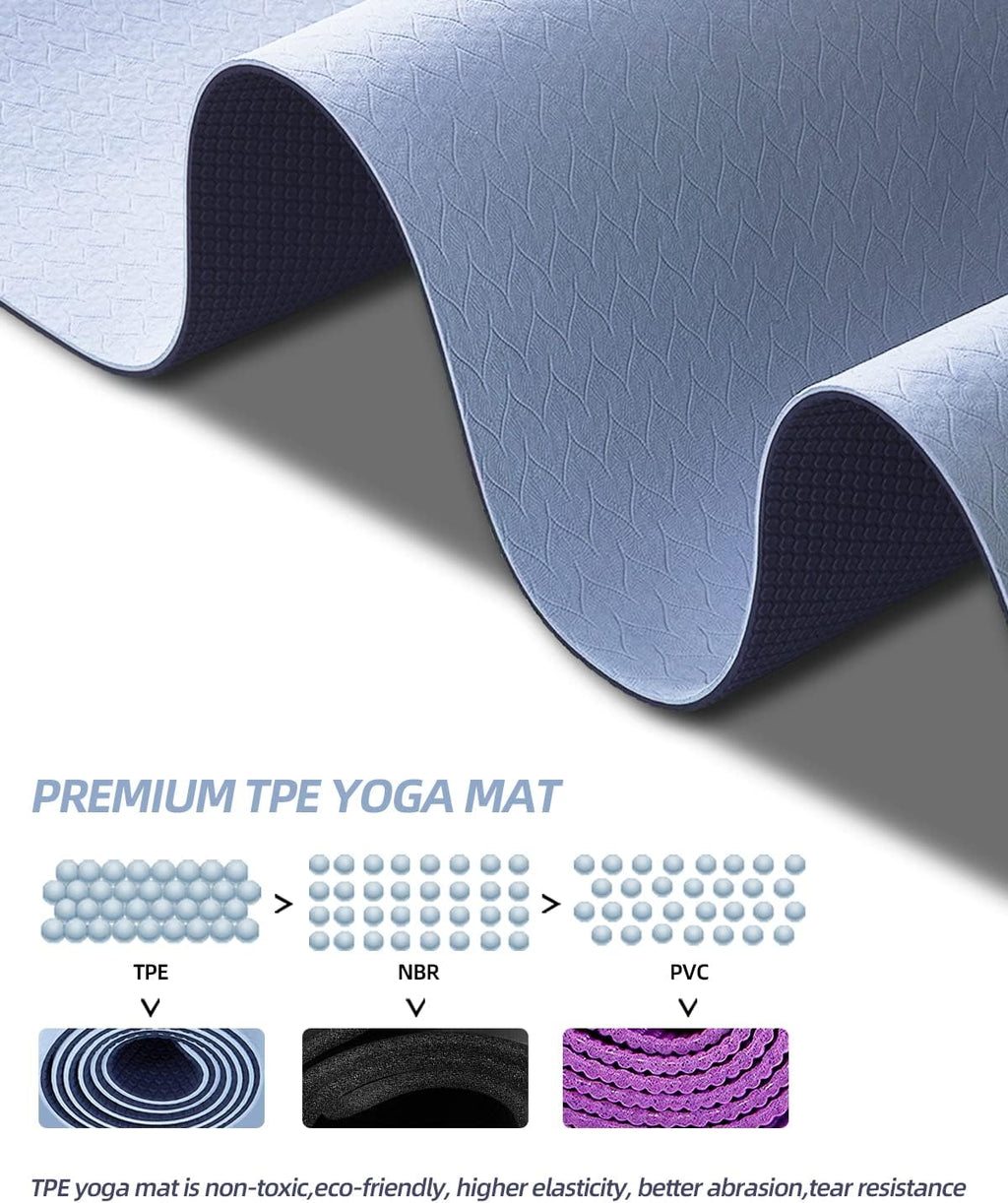 Thick TPE Non-Slip Yoga Mat