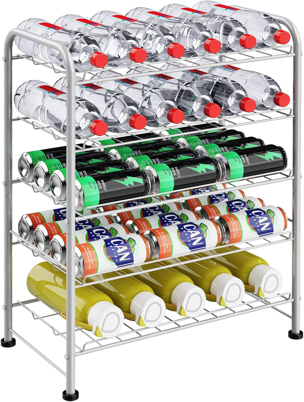 5-Tier Freestanding Bottle Rack