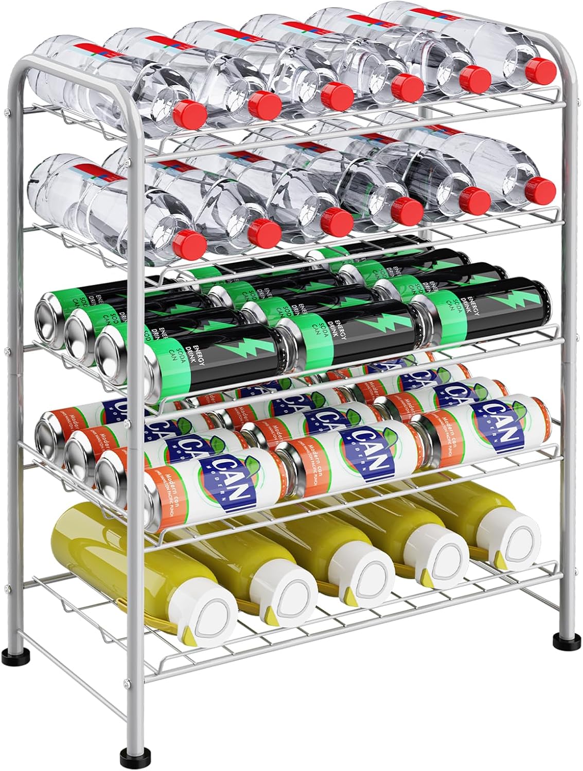 5-Tier Freestanding Bottle Rack