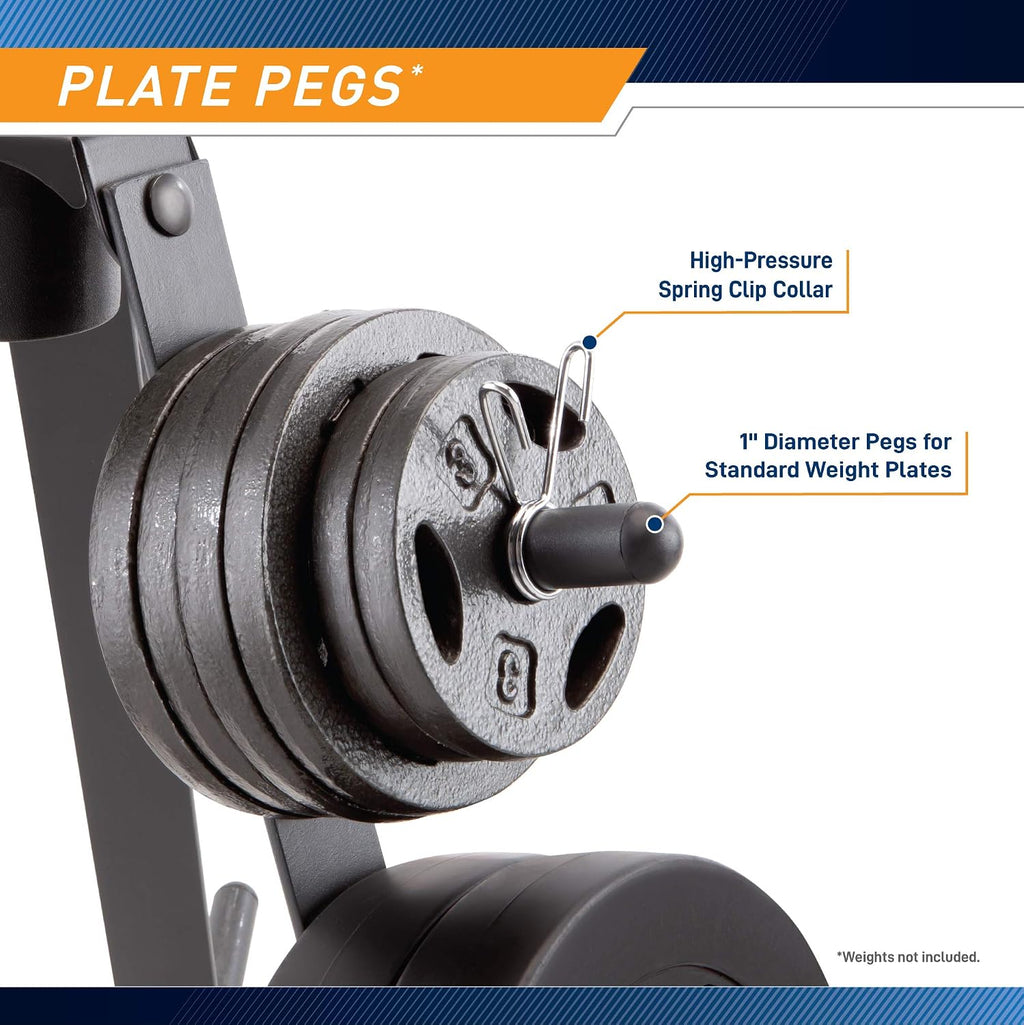 Standard Weight Plate Gym Storage Rack