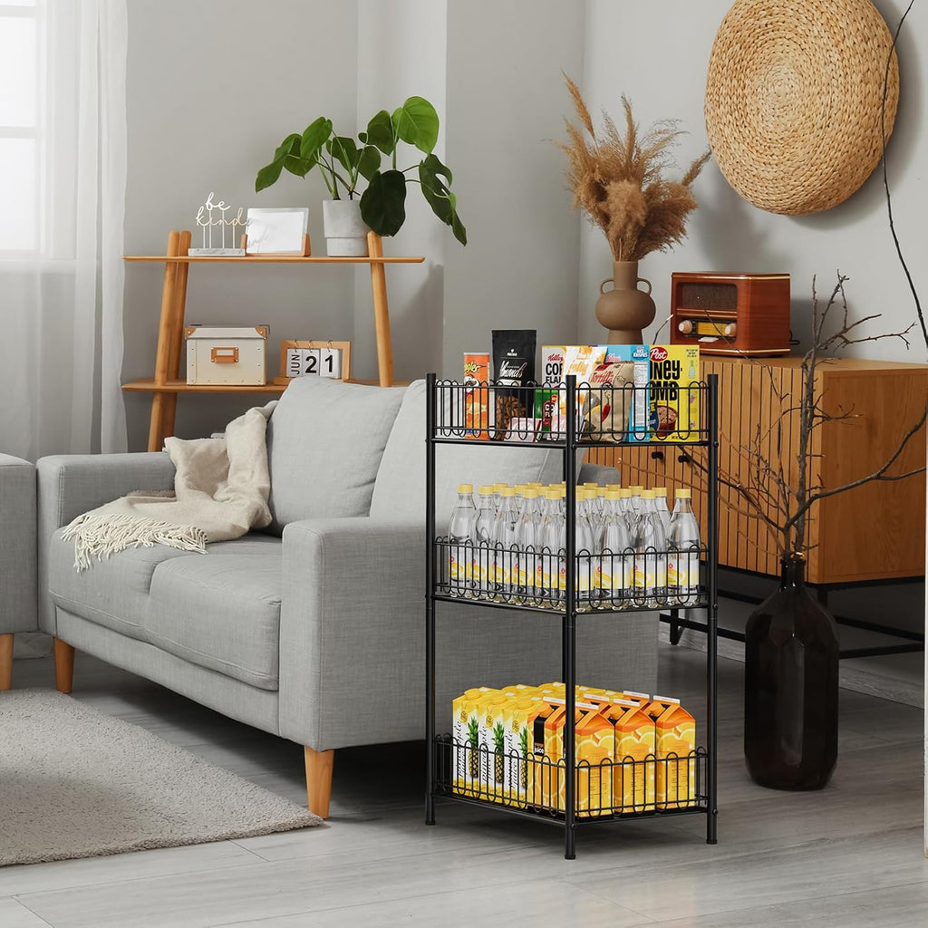 3-Tier Metal Drink Storage Rack