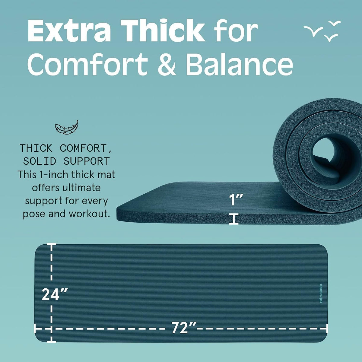 Thick Non-Slip Fitness Yoga Mat